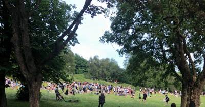 Six charged after large crowds gather for Kelvingrove Park party despite lockdown - www.dailyrecord.co.uk - Scotland