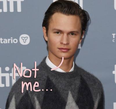 Ansel Elgort Responds To Sexual Assault Allegations: ‘I Am… Deeply Ashamed Of The Way I Acted’ - perezhilton.com