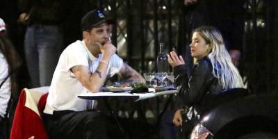 Ashley Benson & G-Eazy Have a Romantic Dinner Date Outside - www.justjared.com