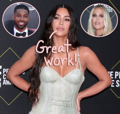 Kim Kardashian Praises Tristan Thompson, Says He’s ‘Trying Really Hard’ A Year After Cheating Scandal - perezhilton.com