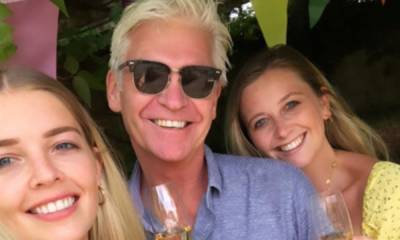 Phillip Schofield shares photo with his daughters and their special treat for him - hellomagazine.com