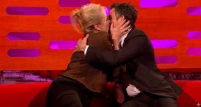 VIDEO: When birthday girl Meryl Streep was floored by Mark Ruffalo's smooth moves and smooched him on the lips - www.pinkvilla.com