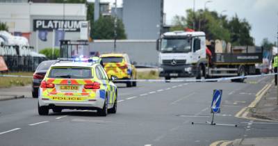 Cyclist dies in hospital after horror crash involving a truck in Trafford - www.manchestereveningnews.co.uk - Manchester