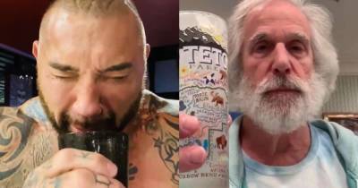 Celebrities including Dave Bautista and Henry Winkler mock Trump’s one-handed drinking in parody videos - www.msn.com - USA