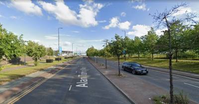 Man taken to hospital after climbing on top of gas holder on Alan Turing Way - www.manchestereveningnews.co.uk - Manchester