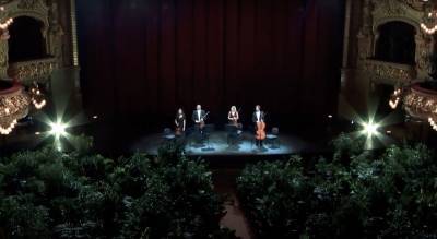 Spanish String Quartet Shares Footage Of Concert In Theatre Full Of Plants - etcanada.com - Spain - Italy