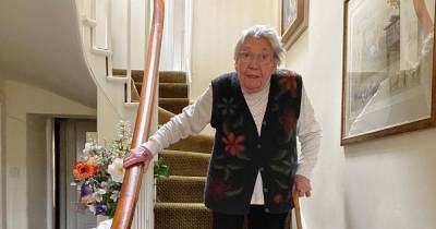 Scots great-gran, 90, completes epic Munro climb for charity on staircase at home - www.dailyrecord.co.uk - Scotland