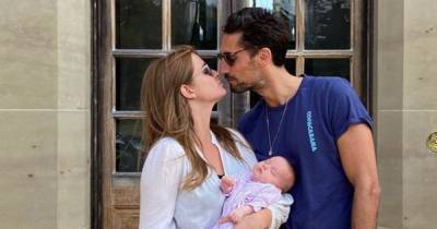 Millie Mackintosh and Hugo Taylor recreate wedding snaps with their daughter for second anniversary - www.ok.co.uk - Taylor - Chelsea - county Somerset