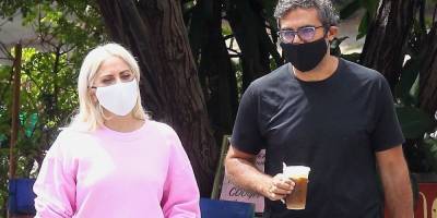 Lady Gaga Forgoes Pants for an Iced Coffee Date with Michael Polansky - www.marieclaire.com