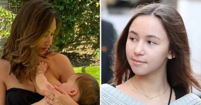 Myleene Klass stuns in a sweet breastfeeding photo taken by her 12 year old daughter Ava - www.ok.co.uk