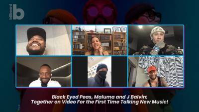 Maluma, J Balvin Talk Working With the Black Eyed Peas: Watch Exclusive Video - www.billboard.com - Los Angeles