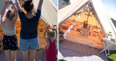 Natalie Cassidy shares look inside amazing teepee as she has sleepover in her back garden - www.ok.co.uk