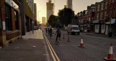 Pop-up cycle lanes are 'not a magic bullet' says councillor as Manchester council comes under fire from campaigners - www.manchestereveningnews.co.uk - Manchester