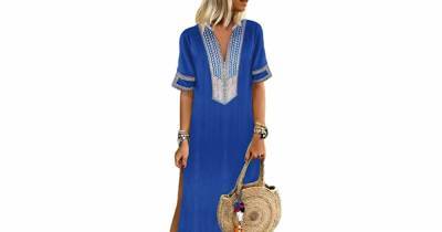 This Affordable Kaftan From Amazon Is Giving Us Serious Zara Vibes - www.usmagazine.com