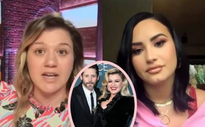 Kelly Clarkson Opens Up To Demi Lovato About Struggle With Depression Amid Divorce Drama - perezhilton.com