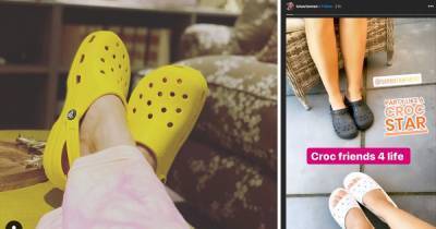Sam Faiers and Kelly Brook spark trend of wearing Crocs – but would you wear the controversial shoe? - www.ok.co.uk
