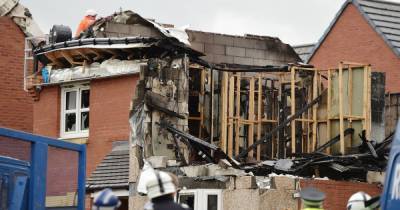 Shocking pictures show extent of Airdrie house 'explosion' as emergency services remain on scene - www.dailyrecord.co.uk