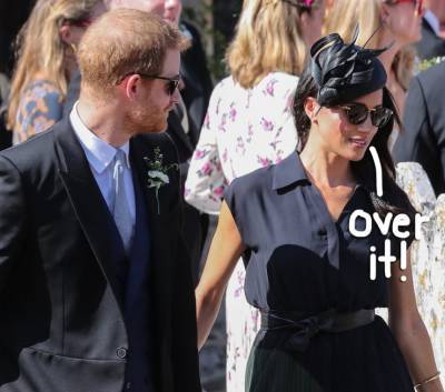 Meghan Markle ‘Froze Out’ Prince Harry’s Friends At 2018 Wedding: Report - perezhilton.com
