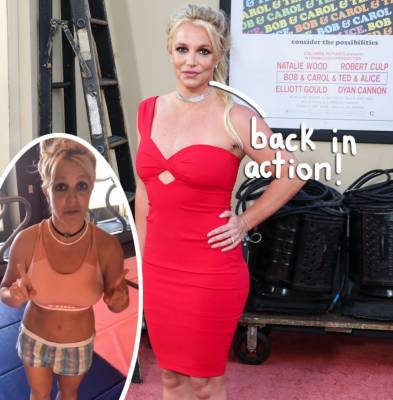 Britney Spears Shows Off Home Gym After It ‘Burnt Down’ Months Earlier - perezhilton.com