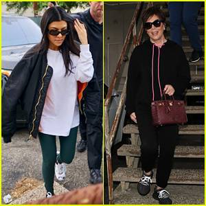 Kourtney Kardashian Heads to a Dance Class With Mom Kris Jenner Ater Revealing She's Stepping Back From 'KUWTK' - www.justjared.com - Los Angeles - city Studio