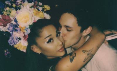 Ariana Grande Gets a Kiss From Boyfriend Dalton Gomez at Her 'Midsommar' Themed Birthday Party! - www.justjared.com