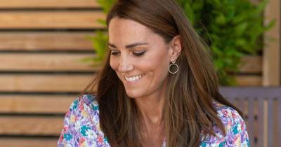 Kate Middleton rocks the puff sleeve trend with stunning pastel floral dress - www.msn.com - county Norfolk