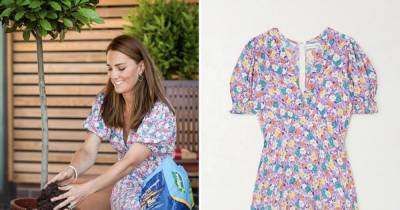 Kate Middleton stuns fans in amazing floral midi dress – here’s where you can get one just like it - www.ok.co.uk