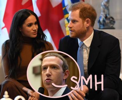 Meghan Markle & Prince Harry Reportedly Working With Civil Rights Groups On Facebook Boycott! - perezhilton.com