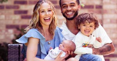 Aston Merrygold and fiancée Sarah Richards introduce newborn son Macaulay as they share stunning pictures of second child - www.ok.co.uk