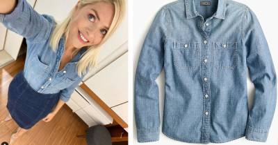 Holly Willoughby rocks double denim on This Morning – and you can get her look from £26.99 - www.ok.co.uk