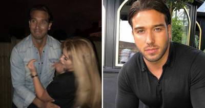 TOWIE's James Lock cosies up to blonde beauty during house party as they share a kiss - www.ok.co.uk