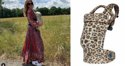 Millie Mackintosh shows off gorgeous £682 leopard print baby carrier – get yours from just £35.50 - www.ok.co.uk - Chelsea