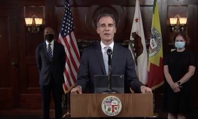 Los Angeles Mayor Eric Garcetti Bans Fourth Of July Fireworks Displays, Prohibits Gatherings With People You Don’t Live With, Puts “Hard Pause” On Movie Theater Reopenings - deadline.com - Los Angeles - Los Angeles - Los Angeles