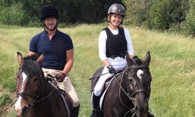 Fans convinced Geri Horner went horse riding with Prince Harry - hellomagazine.com