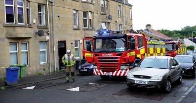 Firefighters pull two people from Barrhead fire - www.dailyrecord.co.uk - Scotland