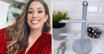 Stacey Solomon creates incredible hanging plant stand out of two dog bowls and some junk - www.ok.co.uk