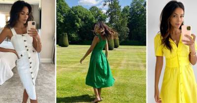 Michelle Keegan sends fan wild with another stunning dress from her new Very collection – get the look here! - www.ok.co.uk