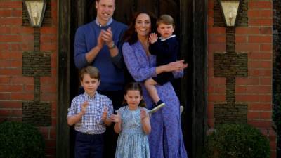 Kate Middleton Says Prince George Is 'a Little Grumpy' Because of Younger Brother Prince Louis - www.etonline.com - county Norfolk