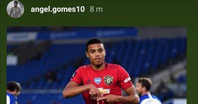 Angel Gomes sends message to Mason Greenwood after Manchester United goal dedication - www.manchestereveningnews.co.uk - county Mason - county Greenwood