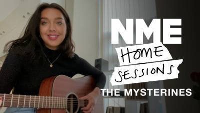 Watch The Mysterines’ Lia Metcalfe play ‘Still Call You Home’ and ‘Gasoline’ for NME Home Sessions - www.nme.com
