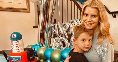 Jessica Simpson's son Ace's epic baseball birthday cake is a feast for the eyes - www.msn.com - Los Angeles