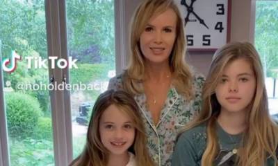 Amanda Holden thrills fans by taking part in TikTok trend with daughters - hellomagazine.com - Britain