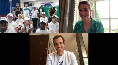 Kate Middleton Is Joined By Former Wimbledon Champion Andy Murray To Surprise Young Tennis Players - etcanada.com