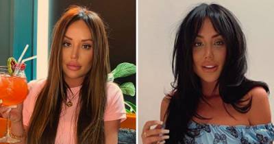 Charlotte Crosby debuts new look after first hair salon trip during lockdown as she dyes locks dark brown - www.ok.co.uk - county Crosby