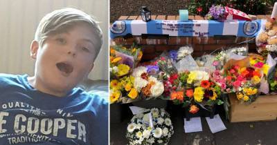 Floral tributes, balloons and Man City scarf left at scene where tragic Jack Worwood was hit by car - www.manchestereveningnews.co.uk - Manchester
