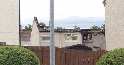 Fire rips through roof of Blantyre house in early morning blaze - www.dailyrecord.co.uk - Scotland