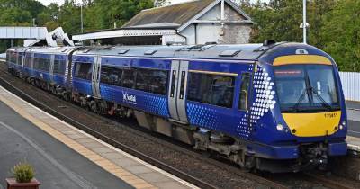 Rail services disrupted after person struck by train near Glasgow - www.dailyrecord.co.uk