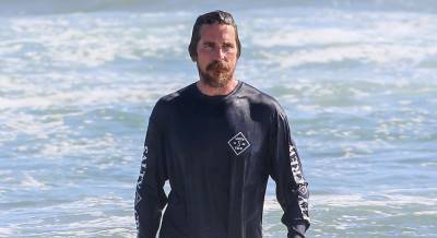 Christian Bale Spends Another Afternoon at the Beach in Malibu - www.justjared.com - Malibu