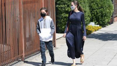 Angelina Jolie Son Knox Head Out On Shopping Adventure 1 Day Before His 12th Birthday - hollywoodlife.com - California