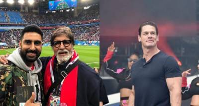 John Cena shares Amitabh Bachchan and Abhishek Bachchan's photo after the duo hospitalised for COVID 19 - www.pinkvilla.com